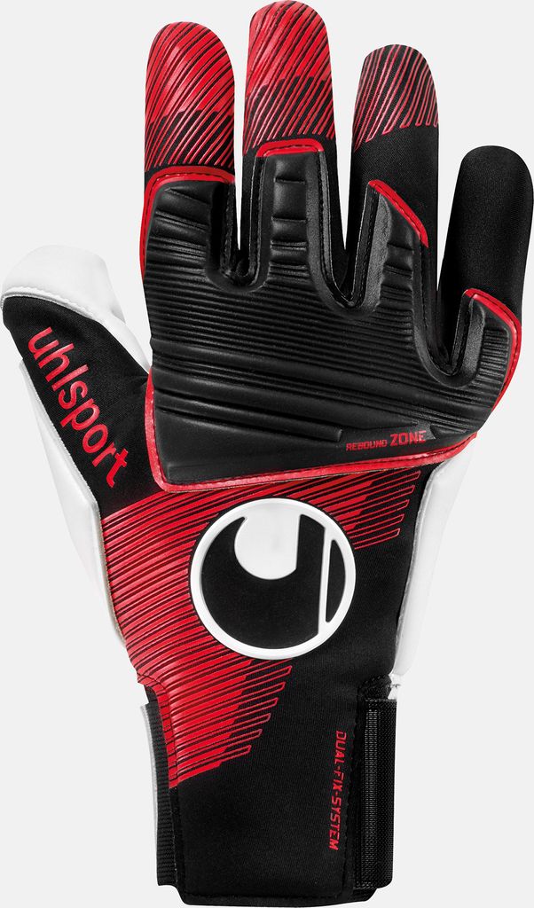 uhlsport Torwarthandschuhe POWERLINE ABSOLUTGRIP REFLEX Unisex, Children 1011305_01 rot/schwarz/weiß 9