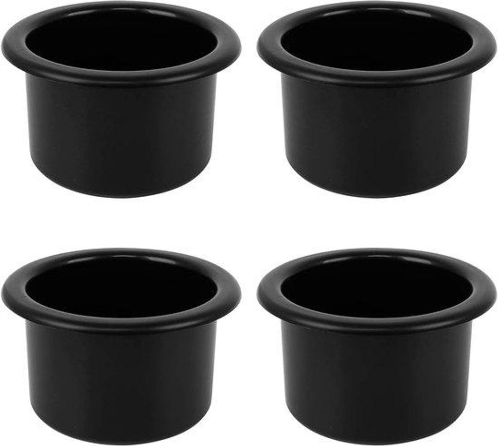 Plastische Becherhalter für Außenbereich, 87 mm Durchmesser, für Banken, Booten, Camping, Autos, Transporter, Poker-Tische.