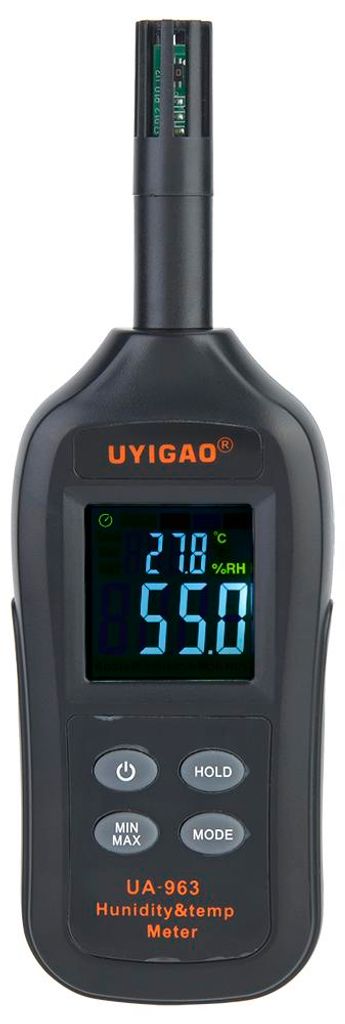 UA963 Digitales Temperatur-Feuchtigkeitsmessgerät Thermometer Hygrometer mit Taupunkt und Feuchtkugeltemperatur