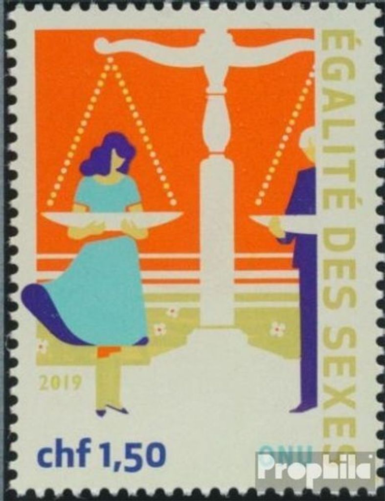 Briefmarken UNO - Genf 2019 Mi 1073 (kompl.Ausg.) gestempelt Geschlechtergleichstellung