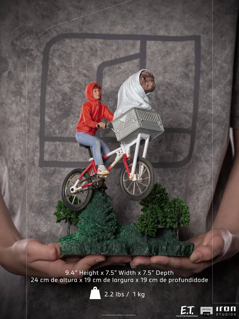 Statue E.T. l'Extraterrestre Durable 24 cm Détails Haute Précision