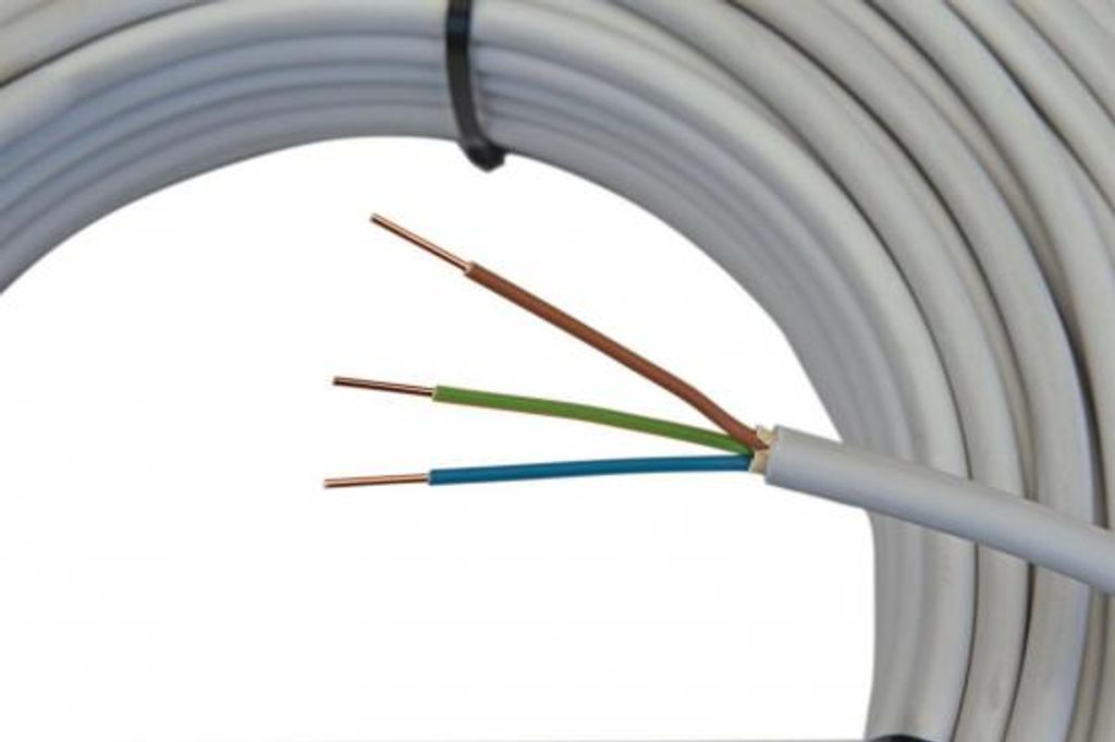 Feuchtraumkabel Stromkabel Mantelleitung Verlegekabel NYM  Kabel 3x1,5 100m 