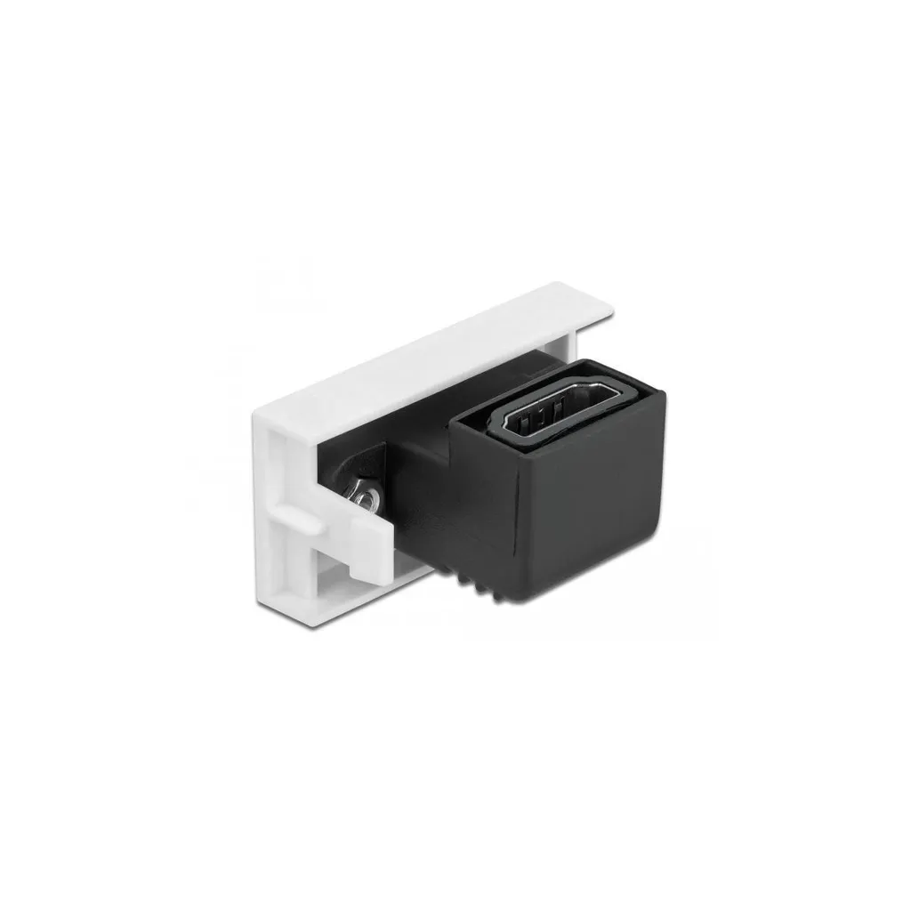 Module de raccordement HDMI Easy 45 coudé pour montage mural gain de place