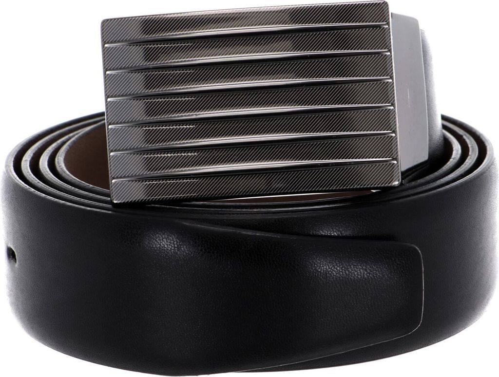 Vanzetti Leder Gürtel 35mm Leather Belt W85 Black schwarz