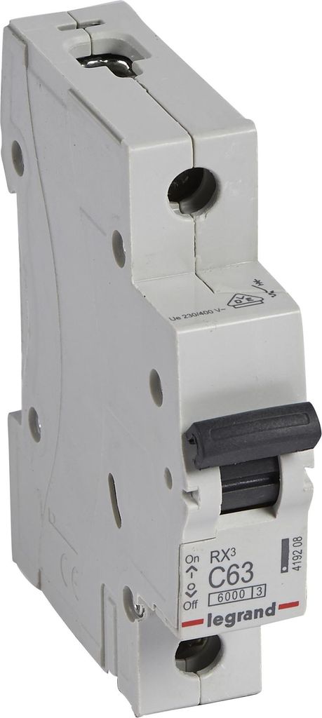Legrand RX3, Miniatur-Leistungsschalter, Typ C, IP20, 210 - 250 V