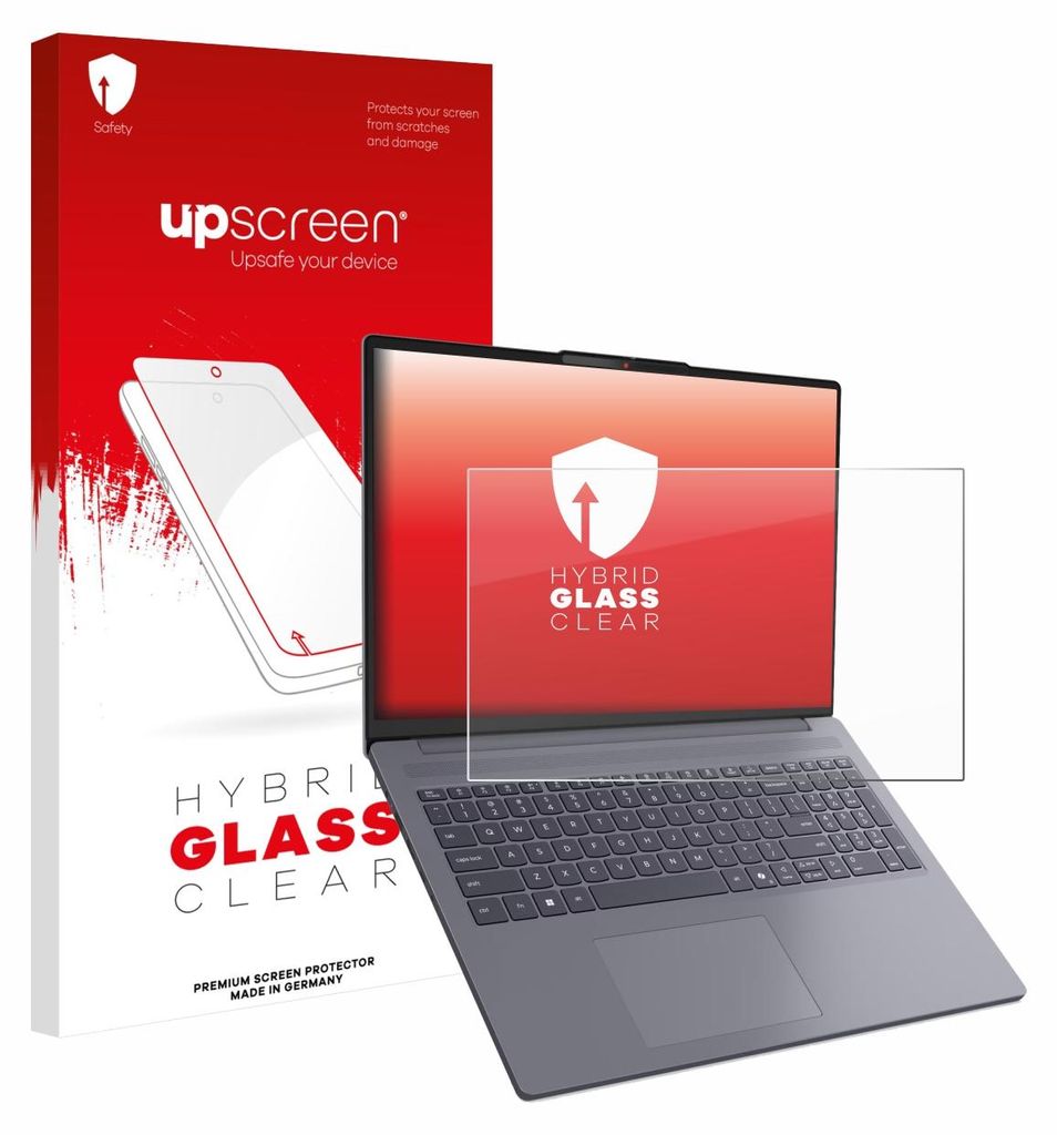 upscreen Schutzglas für Lenovo IdeaPad Slim 3i Gen 11 16" Schutzfolie Panzer Folie Glas Display Schutz klar