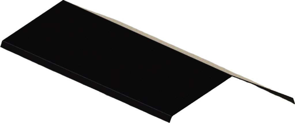 Ridge RŠ 250, 1 bm, Zinco verniciato, Nero RAL9005 Immagine del prodotto 