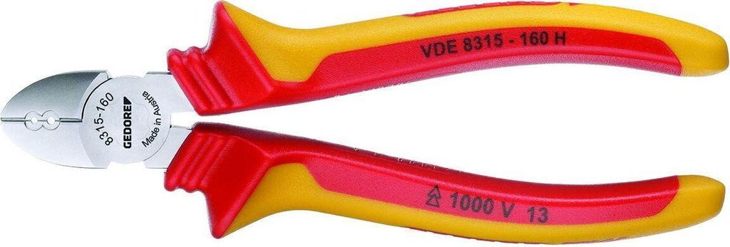 GEDORE VDE 8315-160 H VDE-Abisolier-Seitenschneider 160 mm, Produktbild 