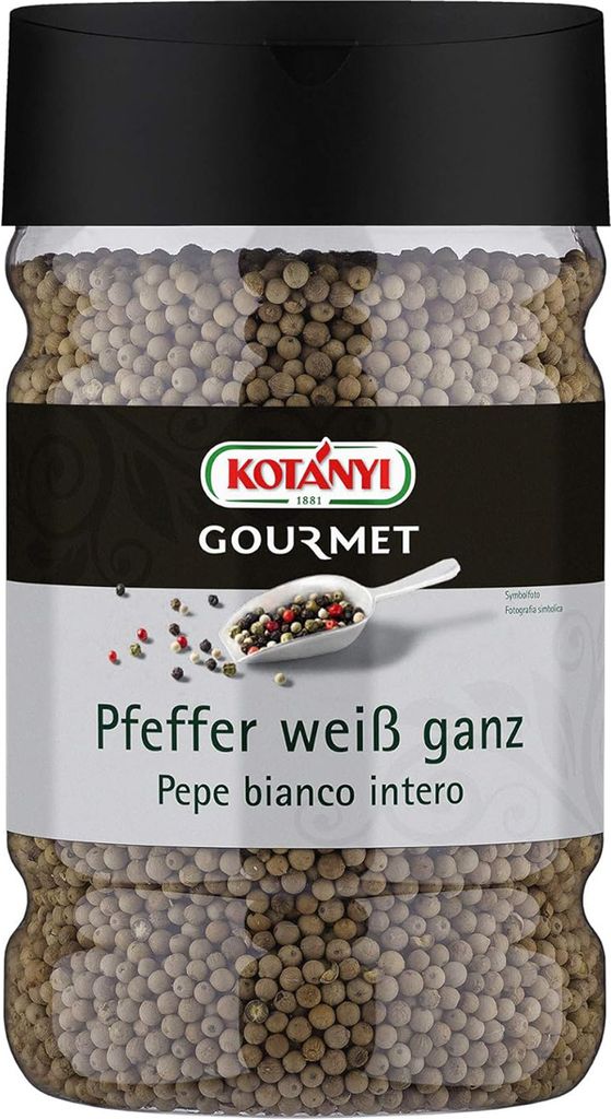 Kotanyi Pfeffer weiß ganz Großverbraucher und Gastronomie 750g