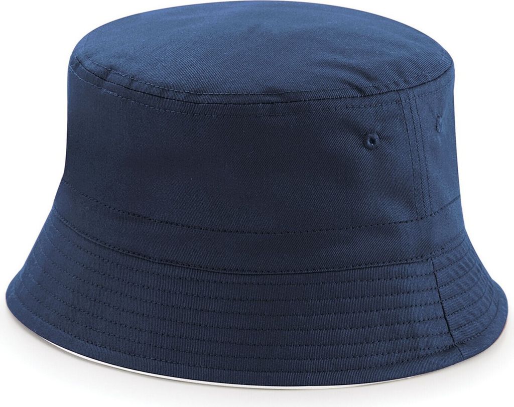 Beechfield - Schlapphut wendbar für Herren/Damen Uni BC5380 (S-M) (Dunkelblau/Weiß)