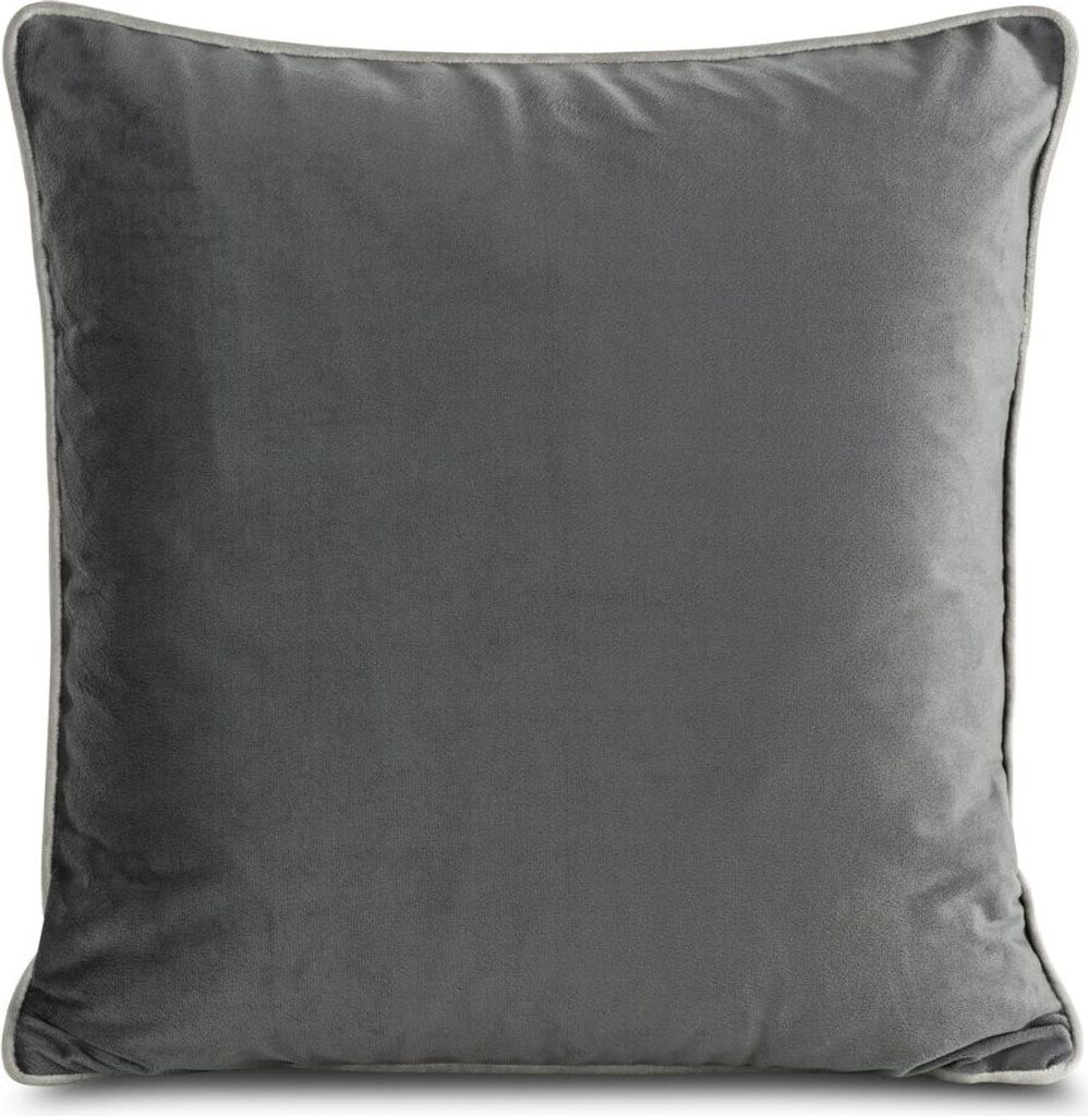 Eurofirany Kopfkissenbezug 45x45 cm grau Biese