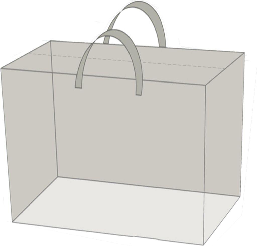 Grasekamp Black Premium Loungeauflagentasche 80x80x60cm / protective bag / atmungsaktiv / breathable