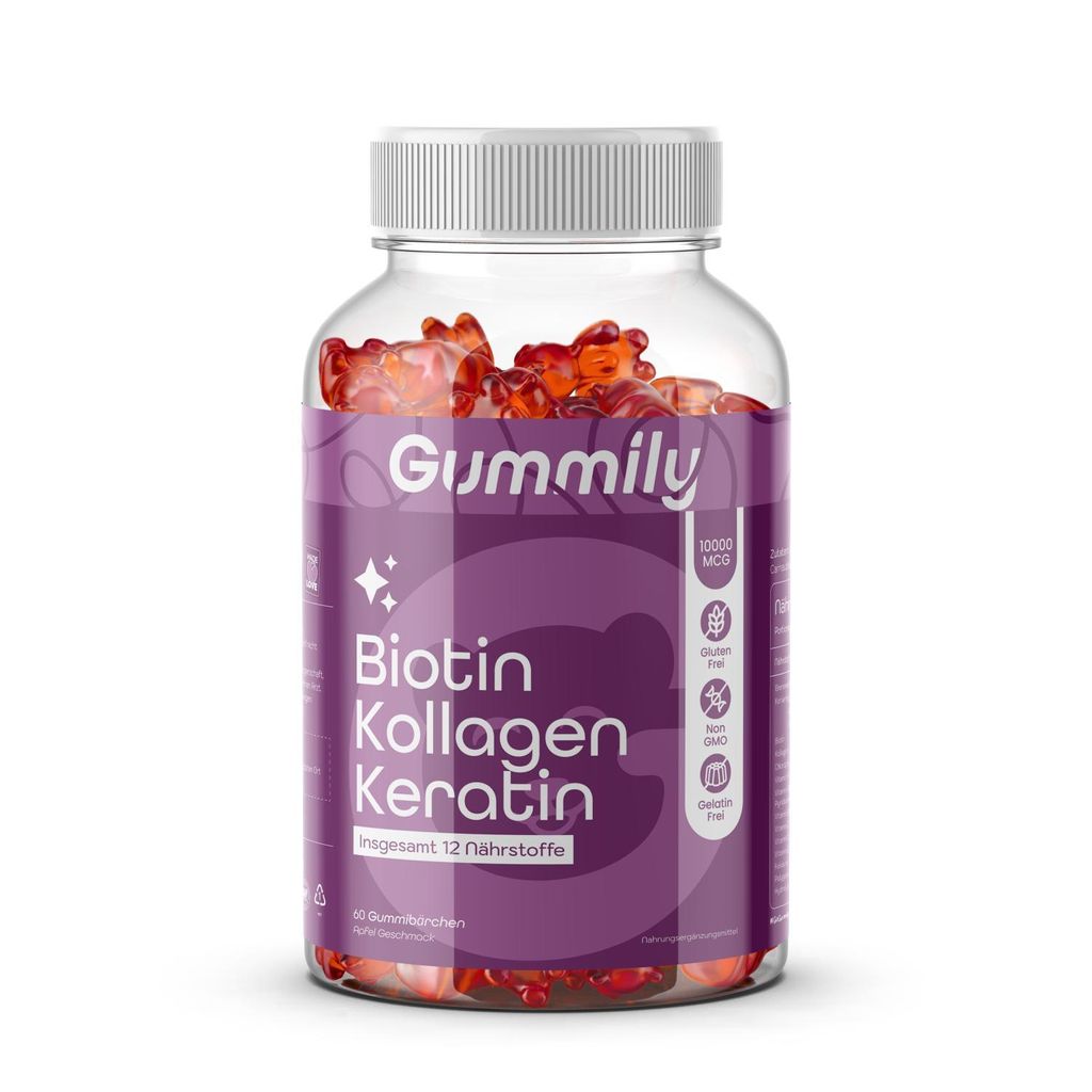 Gummily® Premium Collagen Kreatin Biotin Gummies - High Produktbild 