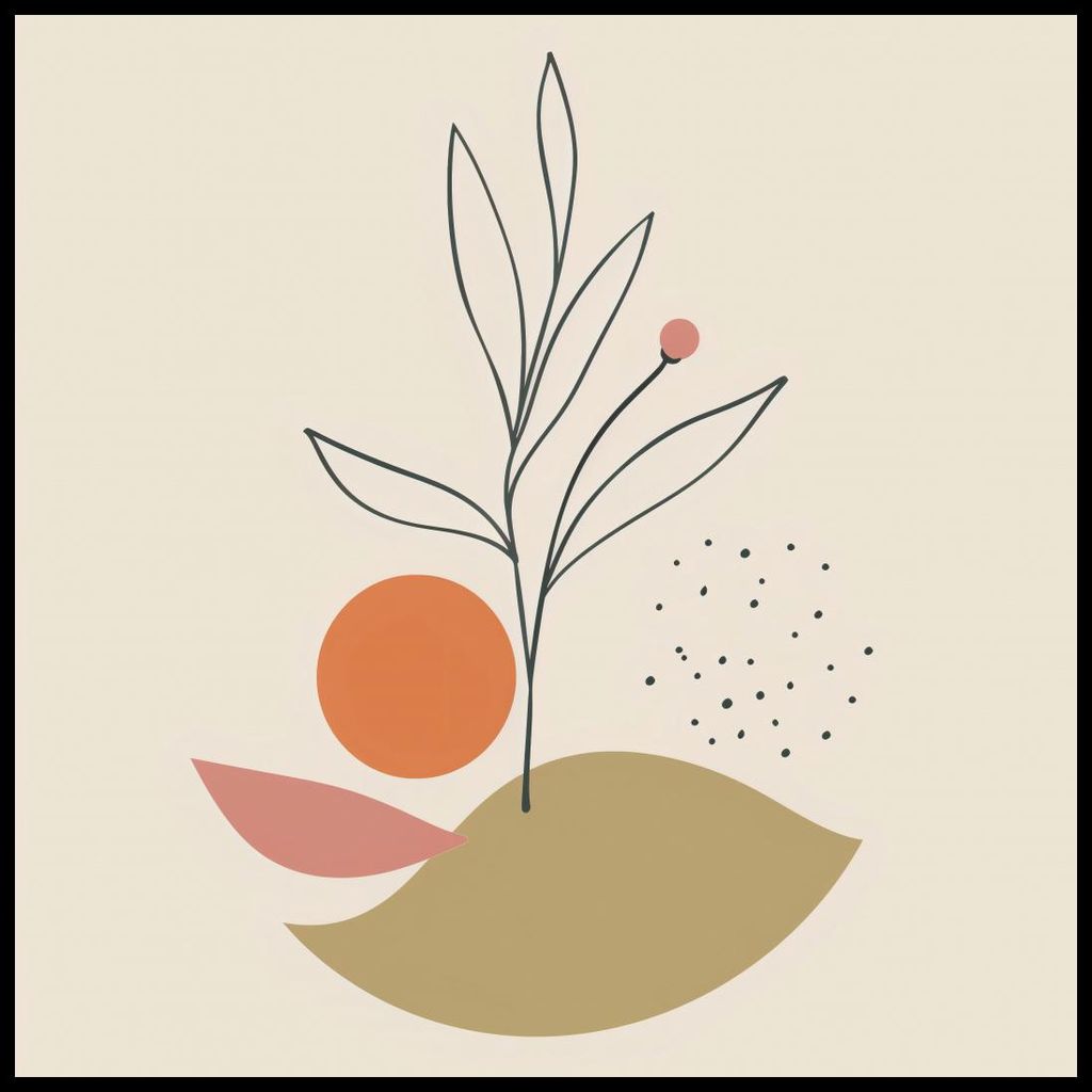 Plakat 70x70cm Subtile Naturaleza