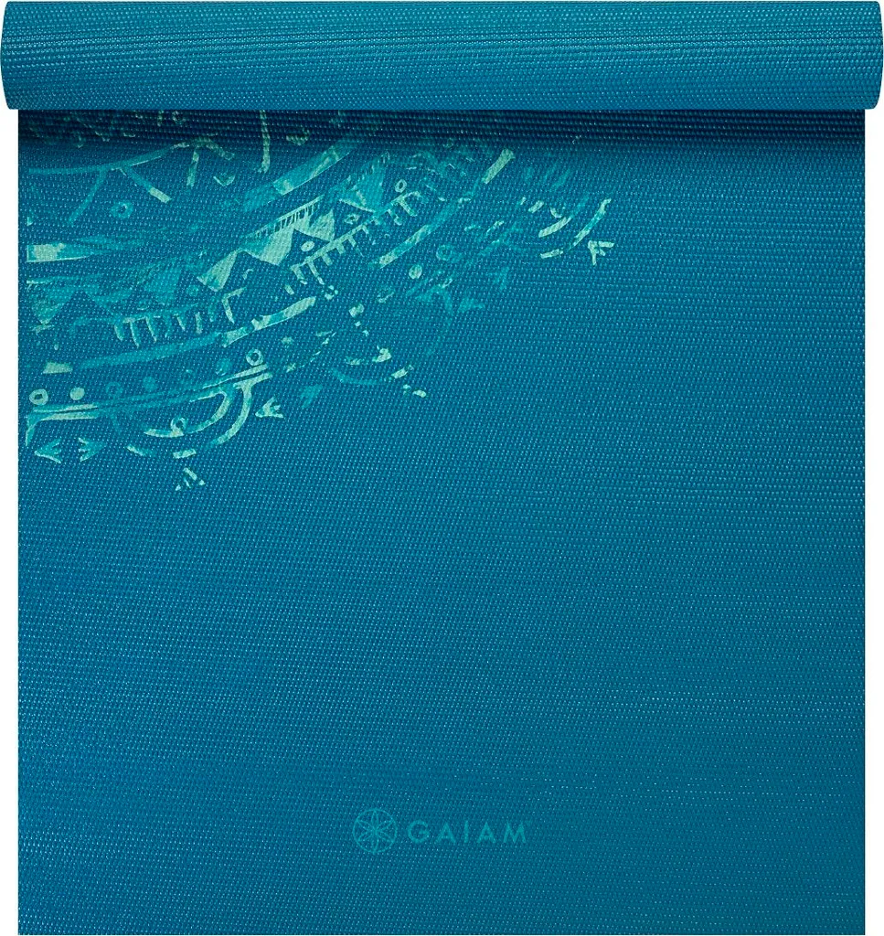Tapis de yoga Gaiam 4 mm Jade Mandala idéal pour votre équilibre zen
