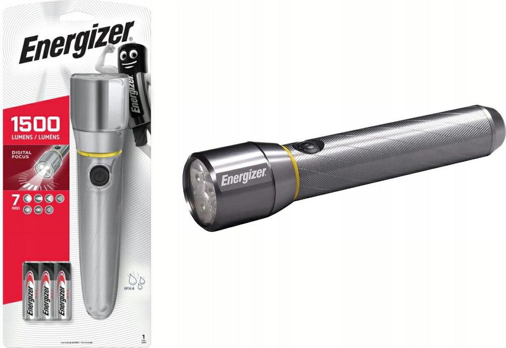 Energizer Latarka Vision Hd Ultra Metal 6Aa  1500 Lum Zdjęcie produktu 