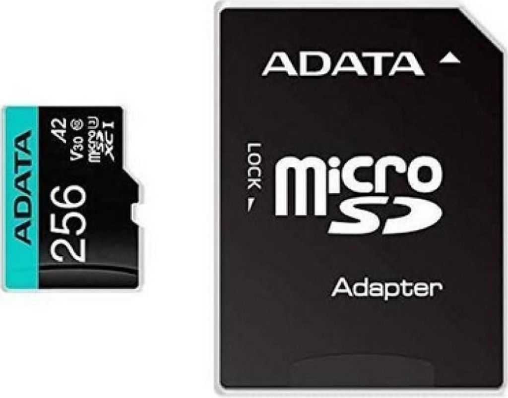Premier Pro 256 GB microSDXC (UHS-I U3, Class 10, V30, A2)