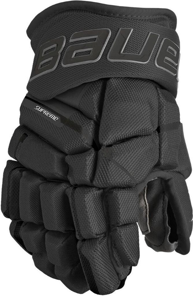 BAUER Supreme MACH Handschuhe Intermediate, Größe:13 Zoll, Farbe:schwarz