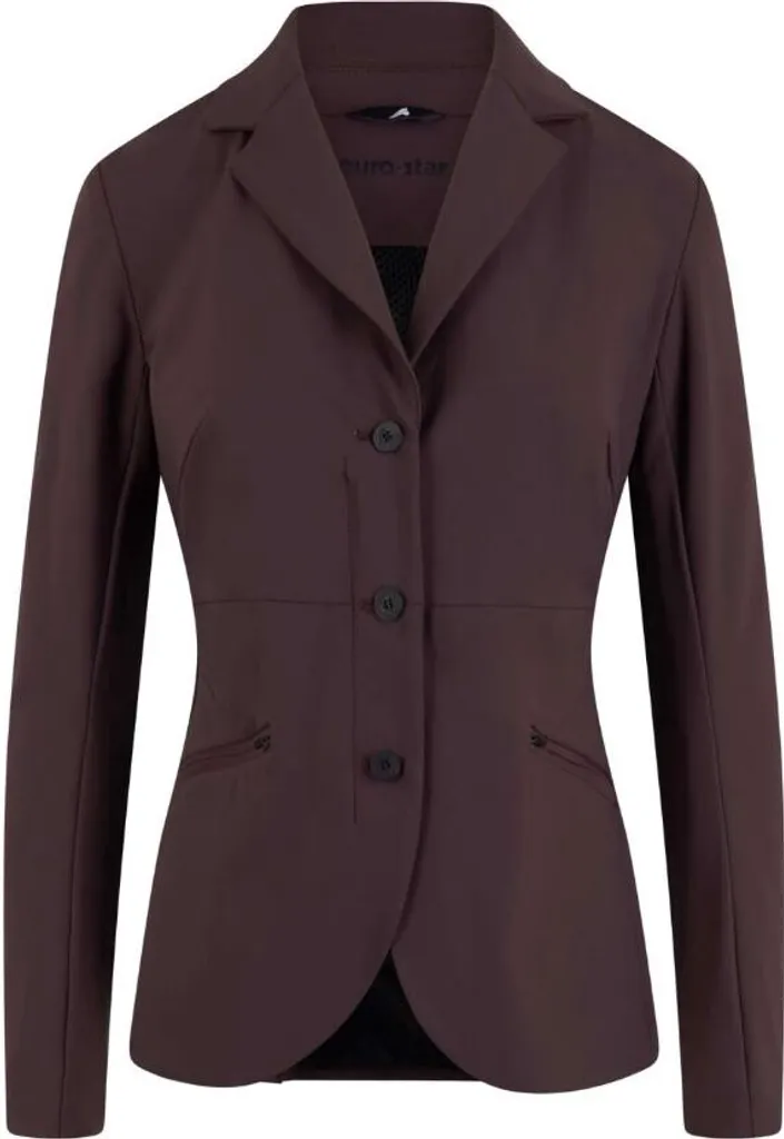 Veste d'équitation technique ES-Jackie Premium Plum Euro-Star Coupe Luxe