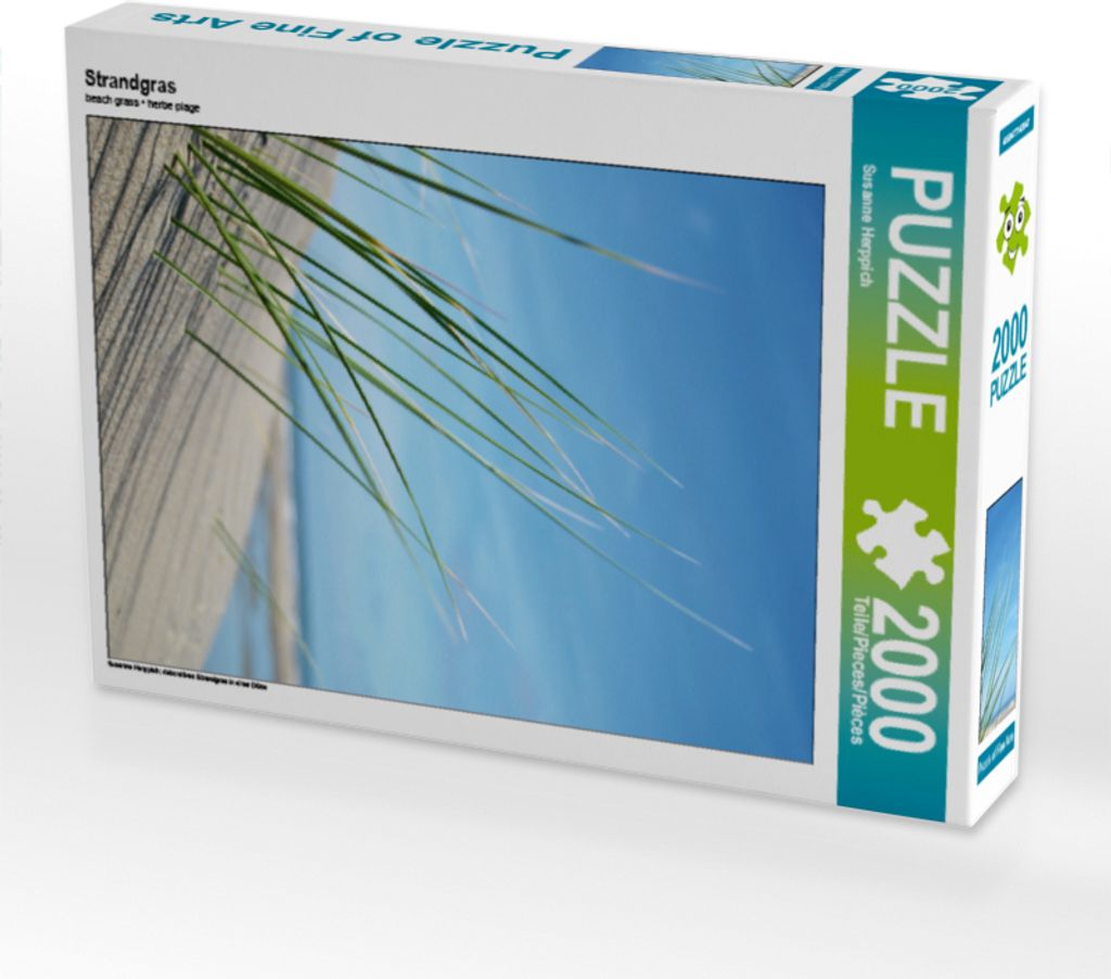 CALVENDO Puzzle Strandgras 2000 Teile Puzzle hoch | 2000 Teile Lege-Größe 90x67cm Foto-Puzzle für glückliche Stunden