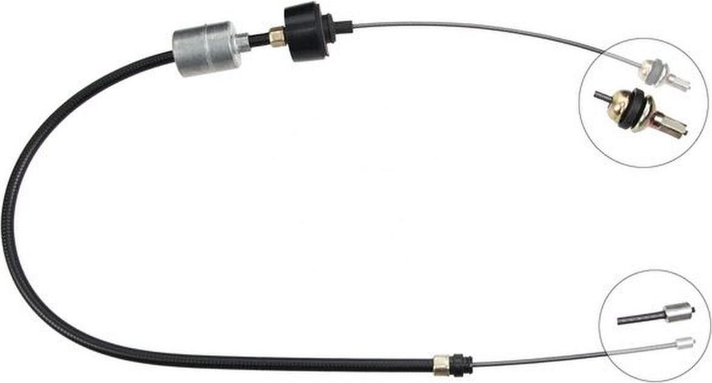 Seilzug Kupplungsbetätigung 1.050 mm A.B.S. für u.a. RENAULT 11
