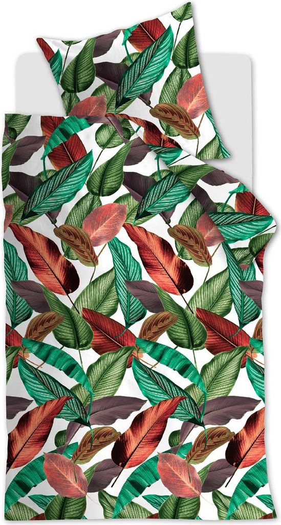Ambiante Mako-Satin-Bettwäsche-Garnitur Makoyana Farbe Multi Größe 155x220+80x80