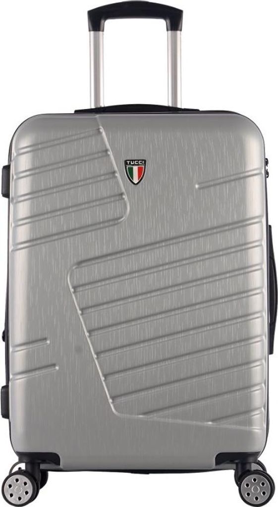 Kunststoffkoffer TUCCI Boschetti M - silber
