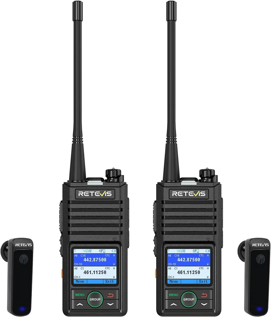 Talkie-Walkie pour Voyage en Groupe et Flottes Retevis RB658 Bluetooth
