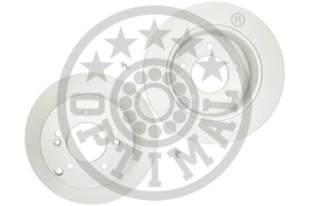 2 disques de frein arrière OPTIMAL BS-9457C pour KIA CARENS III (UN)