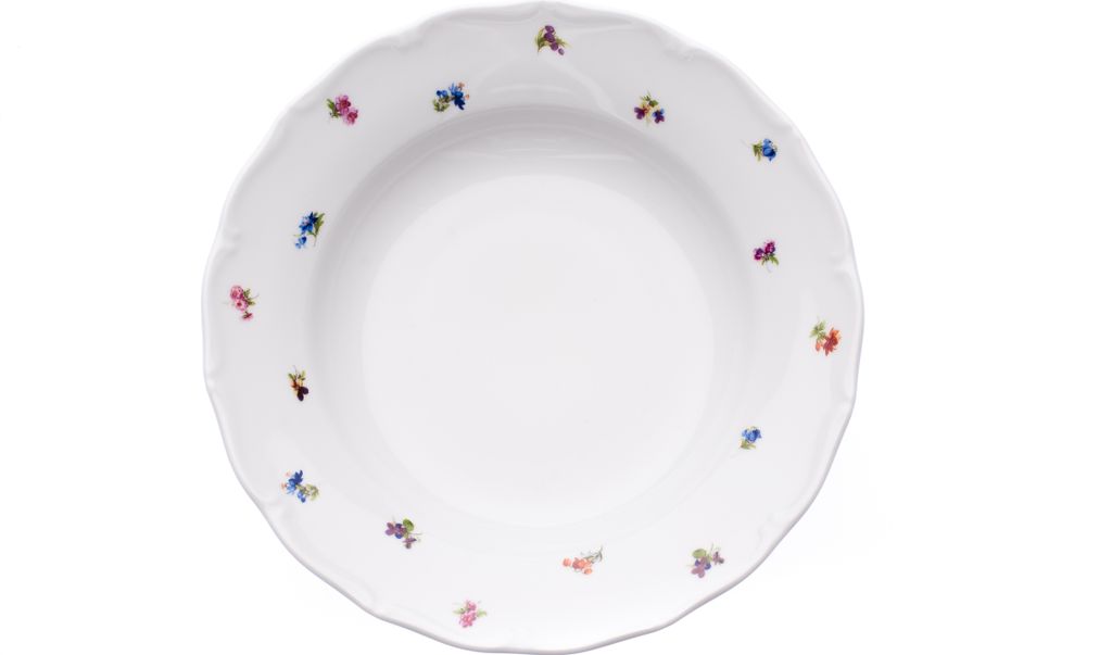Tiefer Teller, tschechisches Porzellan, Verona, 24 cm, Produktbild 