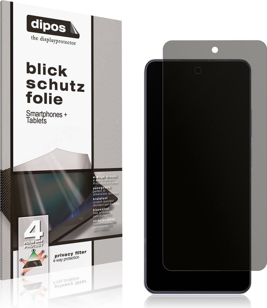 Blickschutzfolie für Oppo A3i matt Schutzfolie Folie Display Schutz dipos