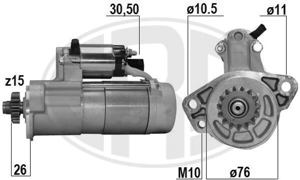 Démarreur moteur pour Porsche Panamera et VW Touareg 7P - Qualité OE