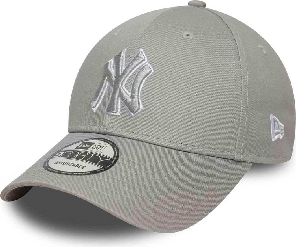 New York Yankees Kappe, New Era, 9FORTY, Pop-Umriss, grau Produktbild 