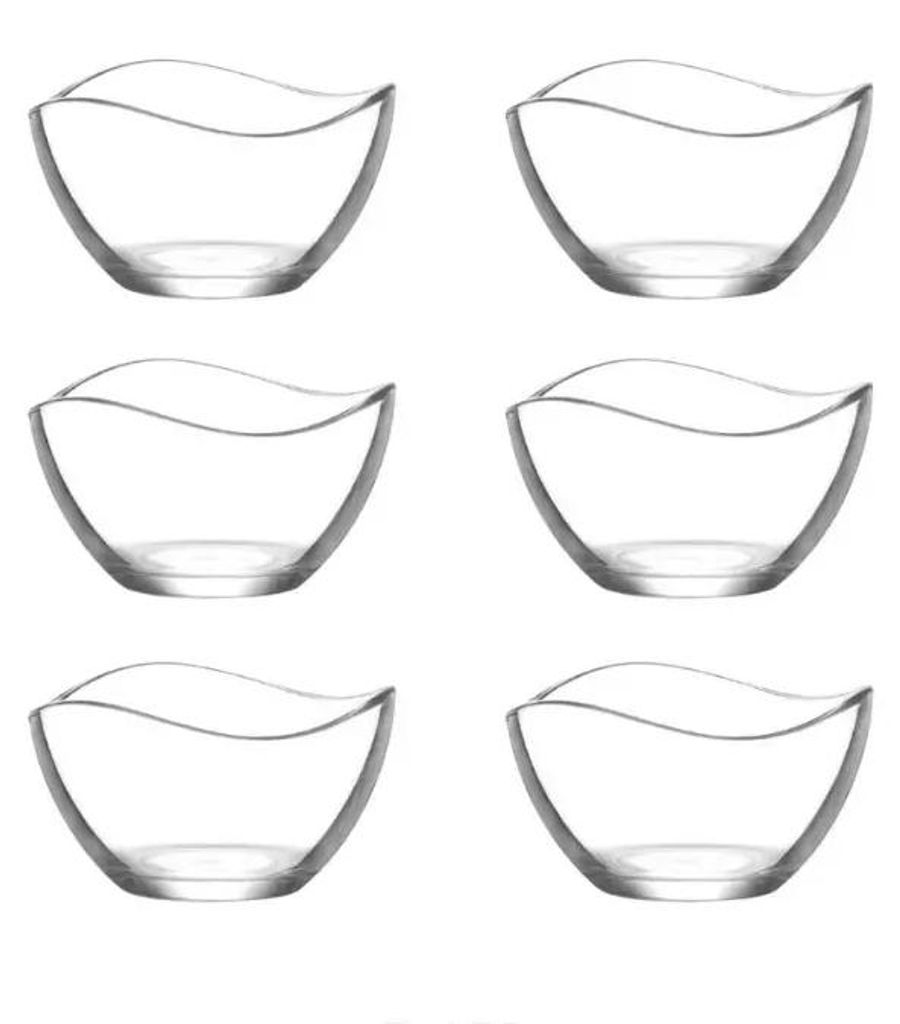 LAV Vira Mini Gläserne Schälchen 65 ml, 6er-Set, stapelbar Produktbild 