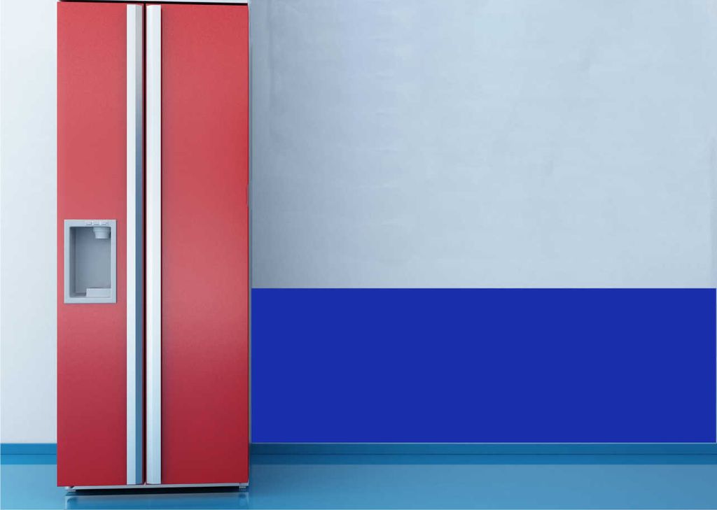 Klebefolie Wandschutzfolie matt - Meterware - in 4 Größen, 126 cm Folienhöhe brillantblau