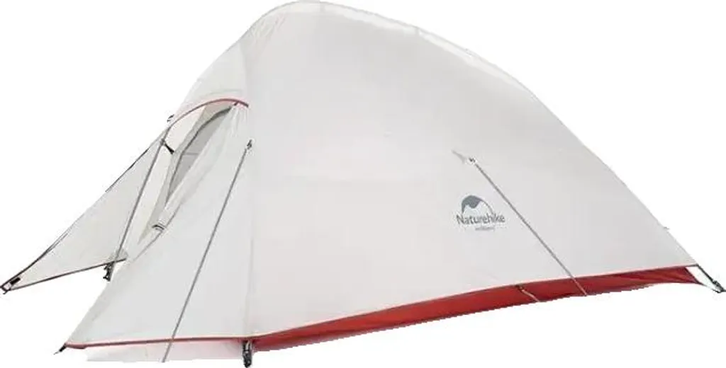 Tente de randonnée compacte 2 personnes grise pour bivouac en montagne