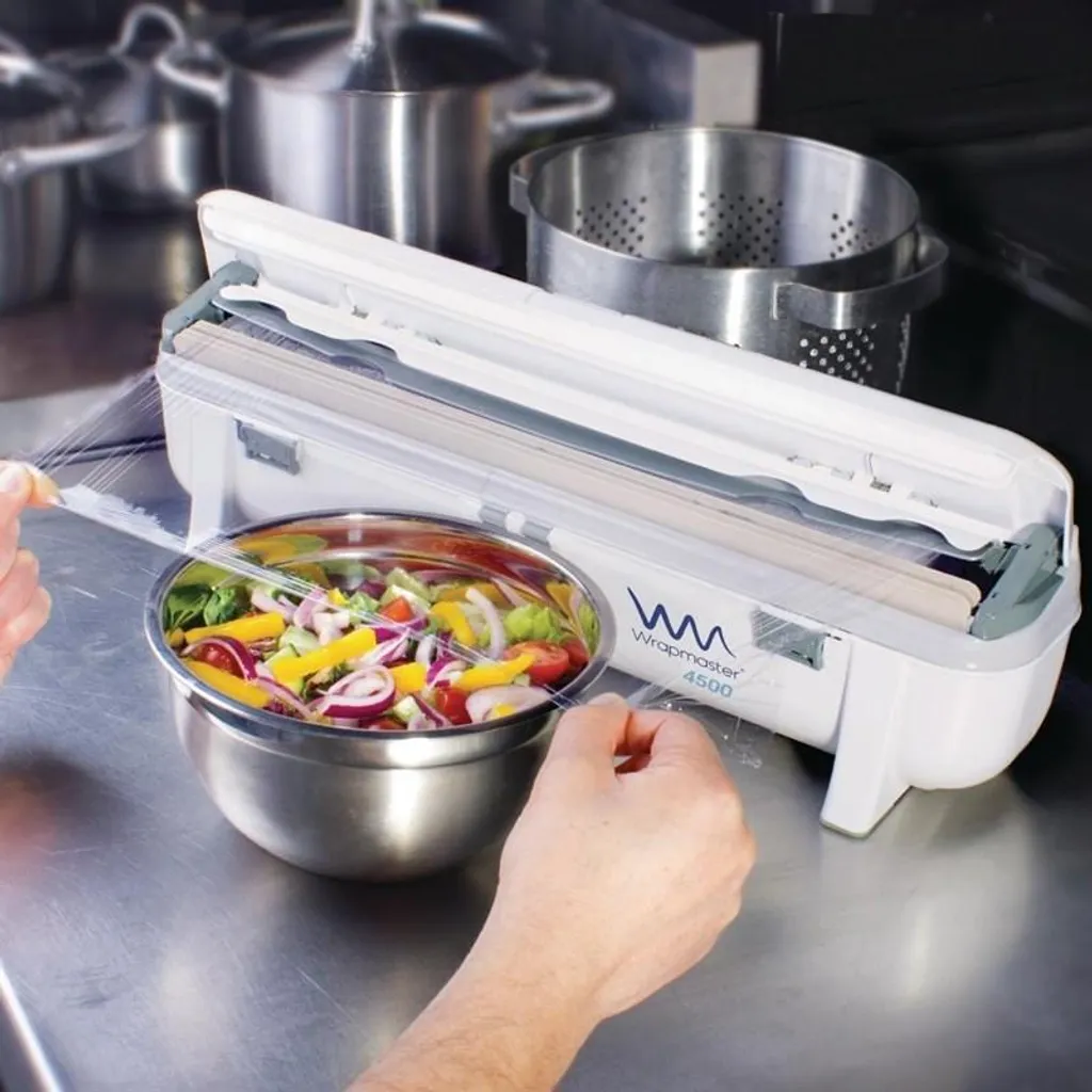 Pack distributeur Wrapmaster 4500 robuste avec 3 films de 300 mètres