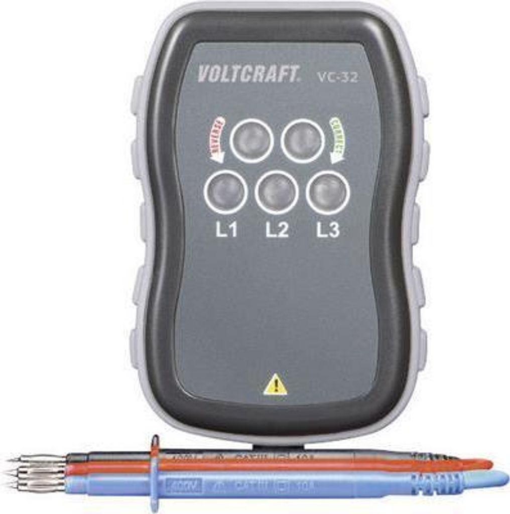 Voltcraft VC-32 Drehfeldmessgerät, Drehfeldrichtungsprüfer Obrázek produktu 
