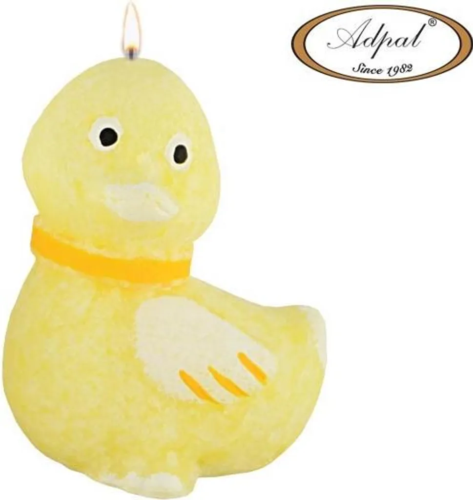 Bougie canard 7pcs jaune clair - Lot de bougies déco pour la maison