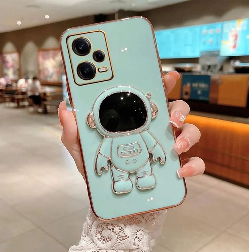 Cover Bambini e Adulti Astronauta 3D Verde Redmi Note 12 Pro+ 5G - 2