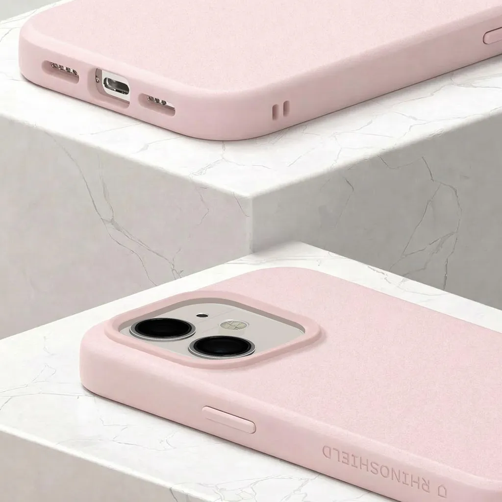 Coque de protection iPhone 11 Rhinoshield SolidSuit rose robuste
