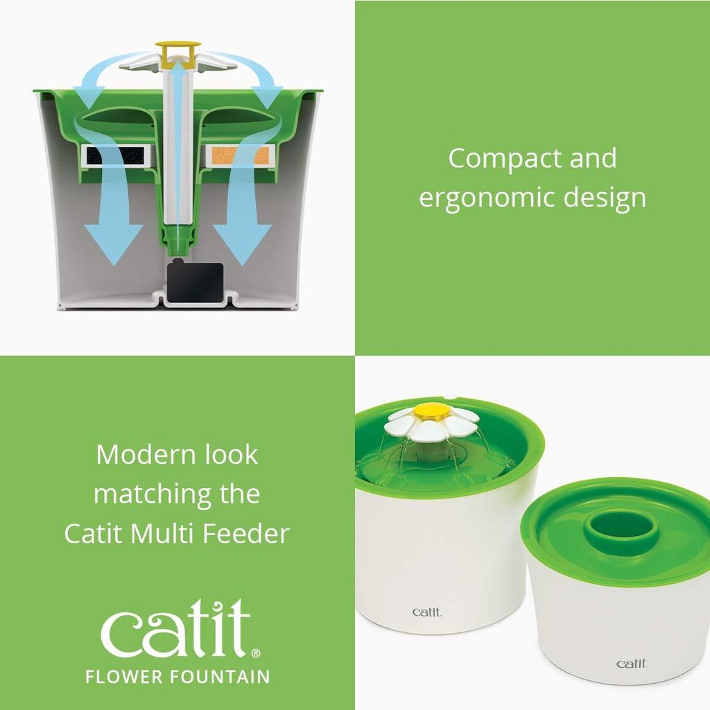 Catit Senses 2.0 kwiatowa fontanna do picia Zdjęcie produktu 14