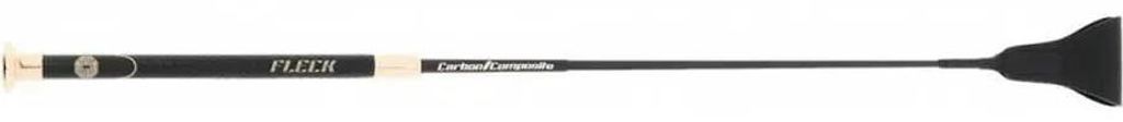 Fleck Carbon Reitgerte Schwarz 60 cm Schwarz 60 cm