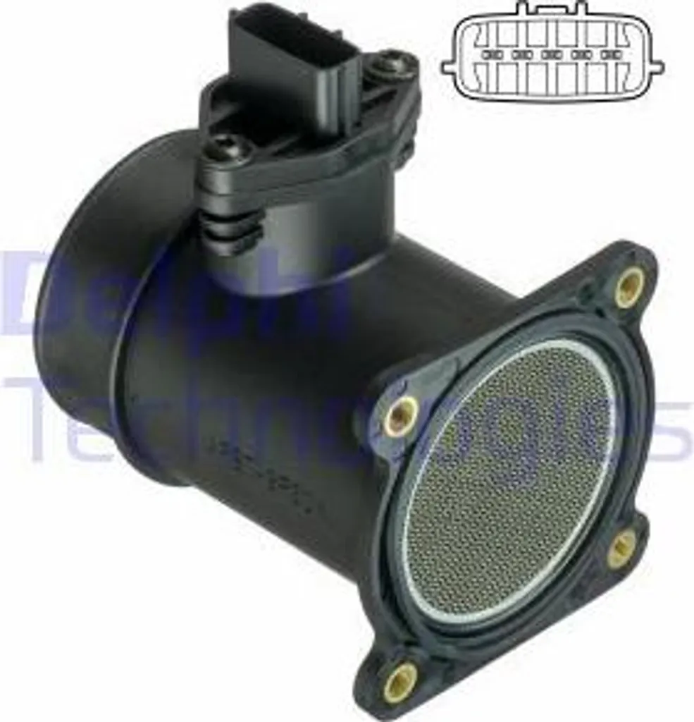Débitmètre d'air Delphi AF10373-12B1 technologie OE pour Nissan 2.2