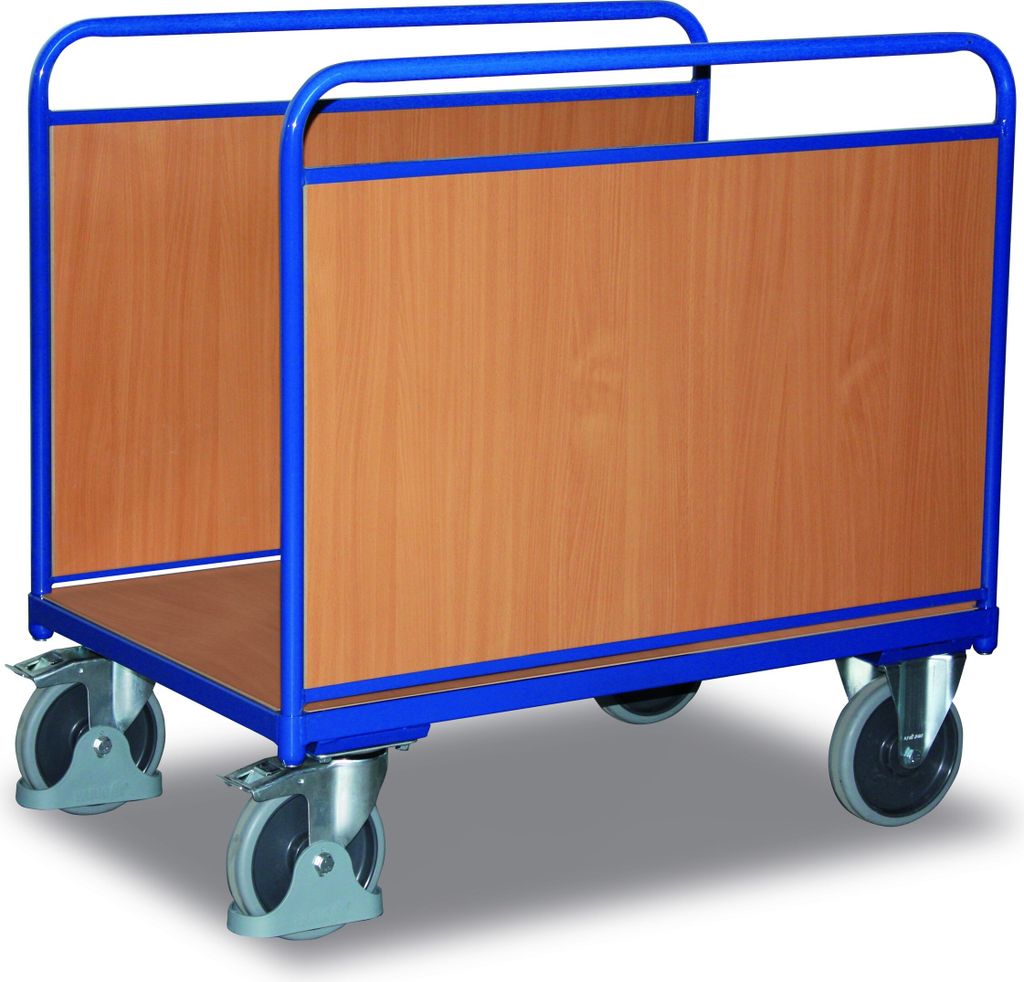 Ballenwagen, Ladefläche LxB 1060x640 mm, Außenmaße LxBxH 1060x700x1045 mm, Traglast 500 kg