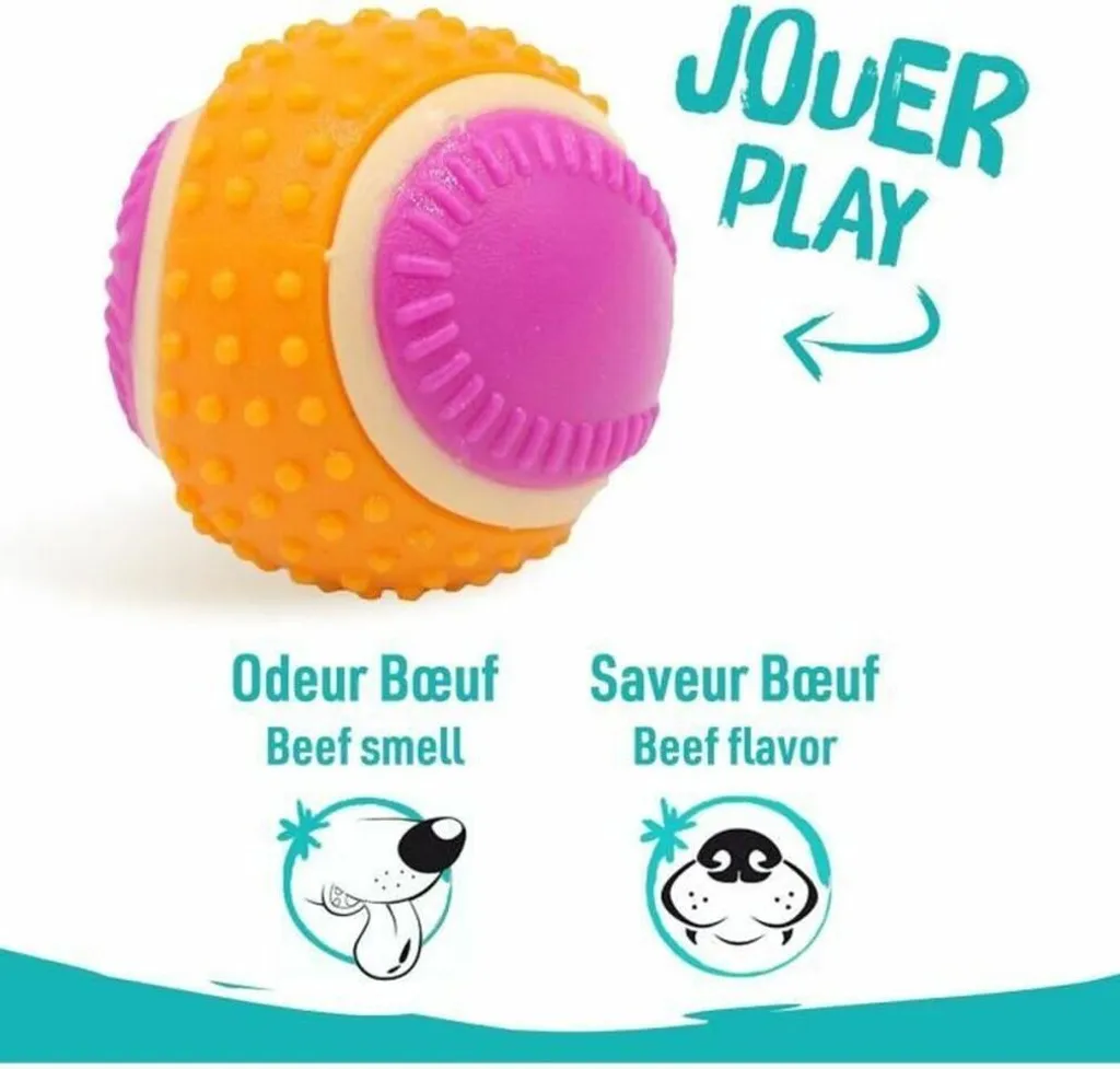 Peluche per cani Aimé Rosa plastica - 3