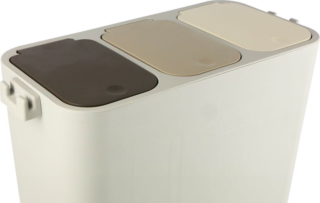 Abfalleimer 27L 3 Fächer (3 x 9L) Mülltrennsystem Produktbild 3