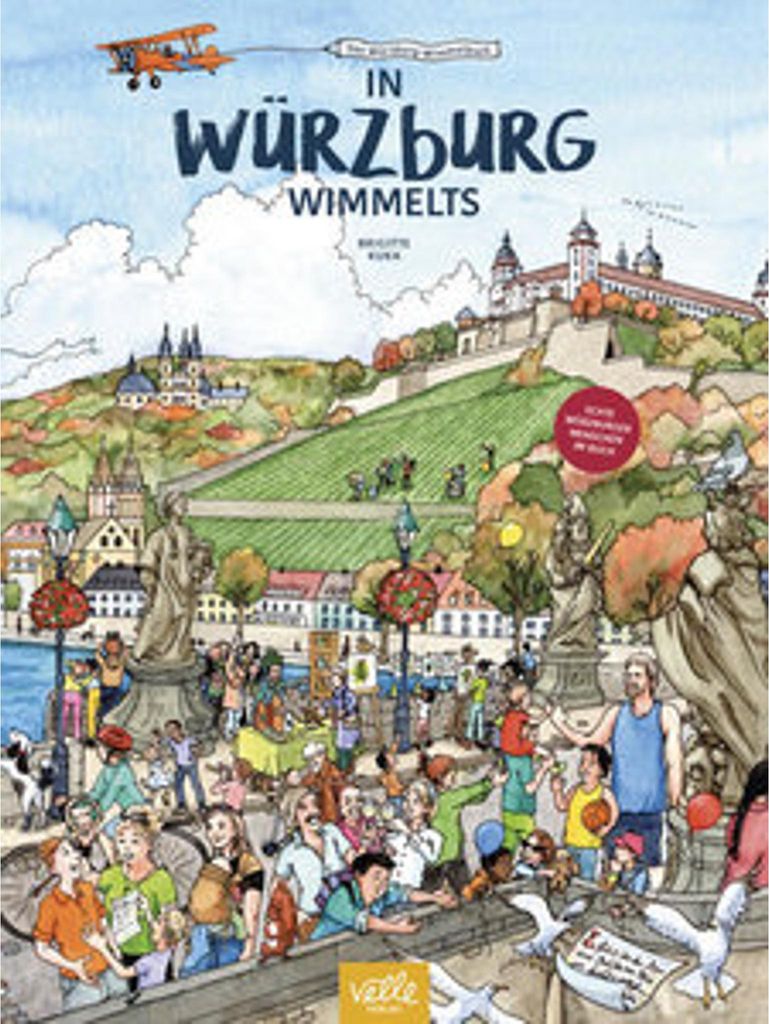 Wimmelbuch Würzburg: Bekannte Orte und echte Immagine del prodotto 