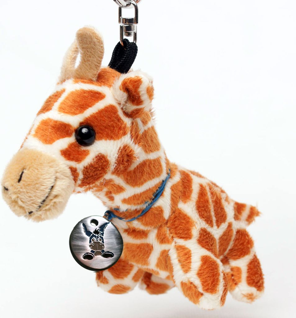 Giraffe Schlüsselanhänger Plüsch Kuscheltier Anhänger OGGY