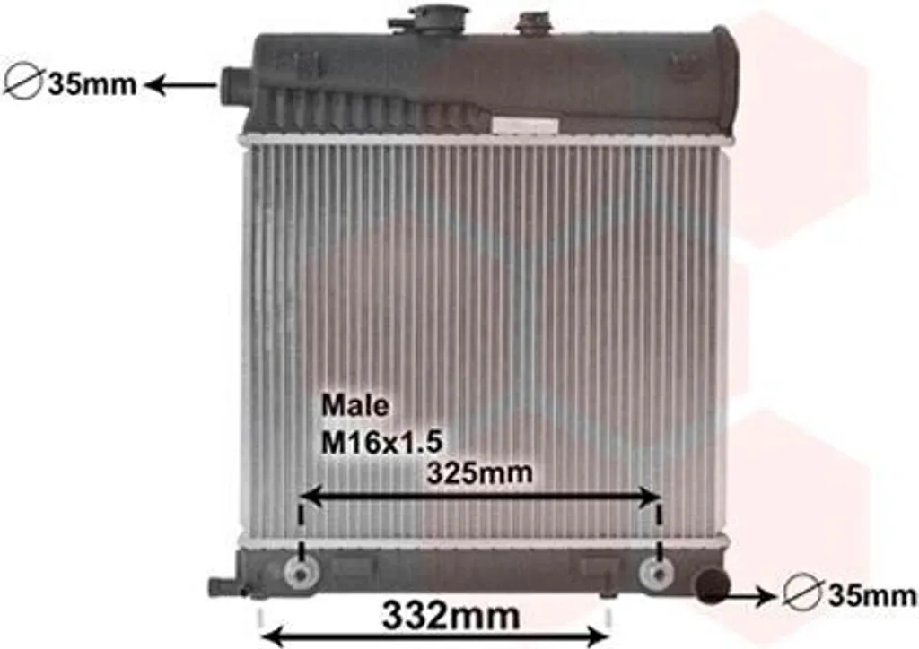 Pièce de refroidissement pour Mercedes Classe C et E : Radiateur Eau